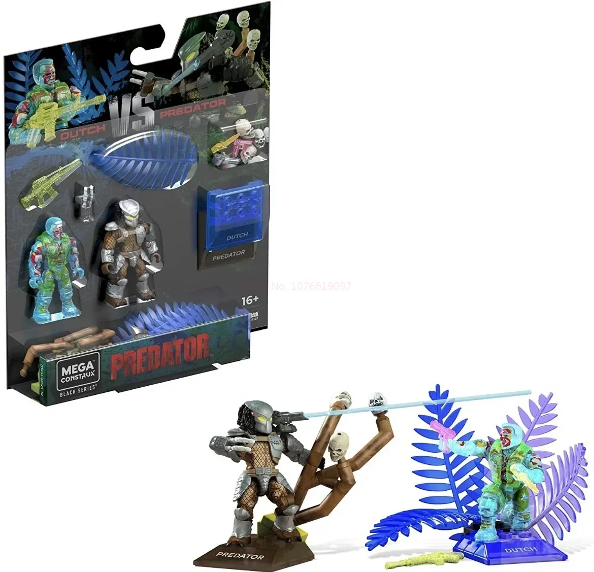 

5 Models Mega Bloks Construx Borderlands Psycho Predator Sam Fisher Michelandelo Bulk Anime Figure Assembled Toy