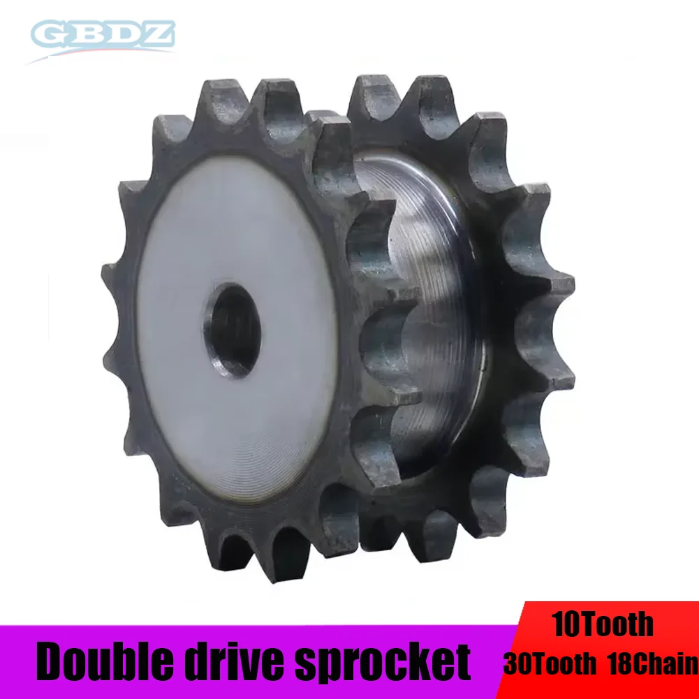 

04b Double Row False Drive Sprocket Industrial Machinery Drive Gear Total Back 30 Inner Hole 14/15/16/17/18 Sprocket