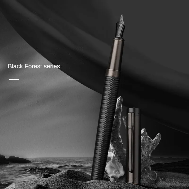 

Fountain Pen Student Calligraphy Practice Pen Ink Refillable Metal Office Writing Tool Stationery
