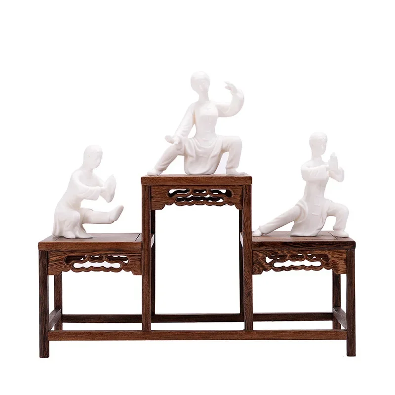

Tai Chi Kung Fu Yoga Zen Ceramic Ornament Office Living Room Bedroom Coffee Table Tea Room Desktop Home Decoration Crafts