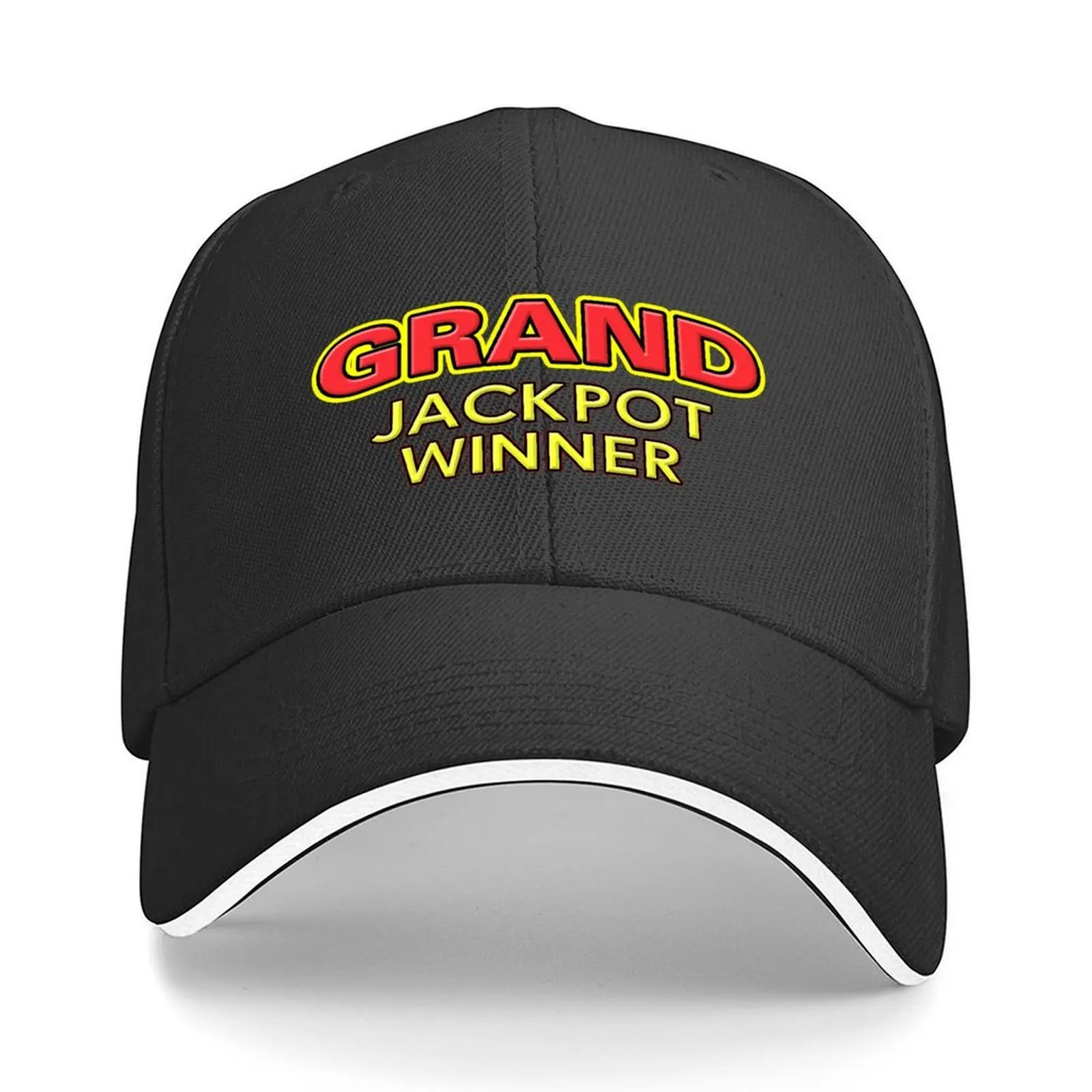 

Grand Jackpot Winner Baseball Cap Golf Unique hats hard hat New Hat Girl'S Hats Men's