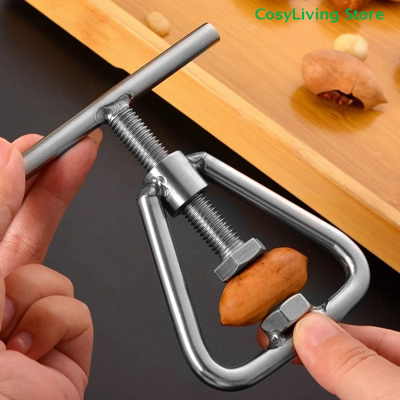 Multifunctional Steel Manual Nut Opener Cracker Machine Walnut Kitchen Tool Sheller Nut Macadamia Accessories