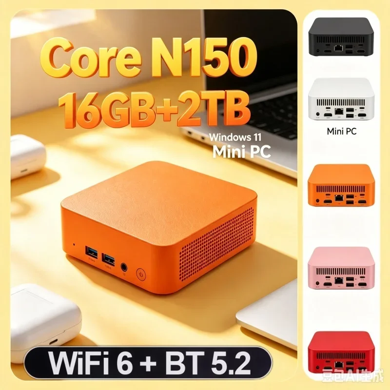 16gb-ram-1tb-2tb-ssd-colorful-multi‑color-mini-pc-intel-core-n150-win-11-4k-pocket-desktop-computer-wifi6-bt52-gaming-office-pc