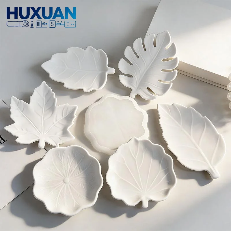 DIY Leaf Pattern Coaster Silicone Mold Easy Release Mould for Epoxy Resin Gypsum Handmade Desktop Decor Craft Supplies