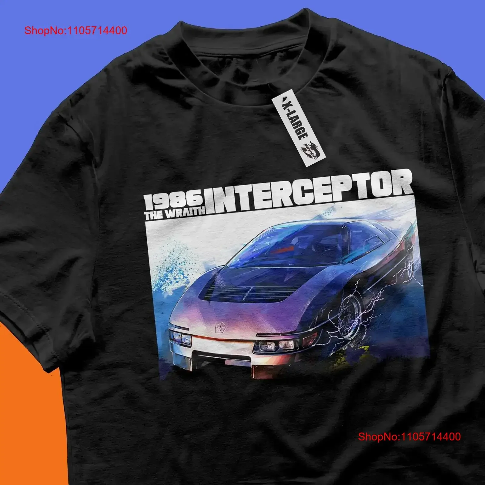 The Wraith Interceptor Retromovie Classics 90s 80s Movies T shirt vintage Washed Slightly streetwear fashion Stretched