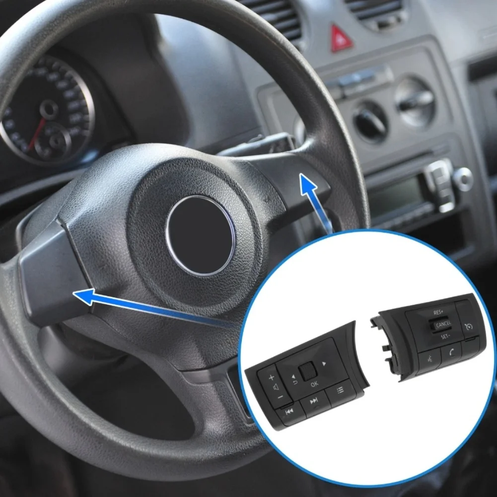 

Audio Volume Buttons Steering Wheel Switch Factory Specification Fit Stable Performance Replacement Steering Controls