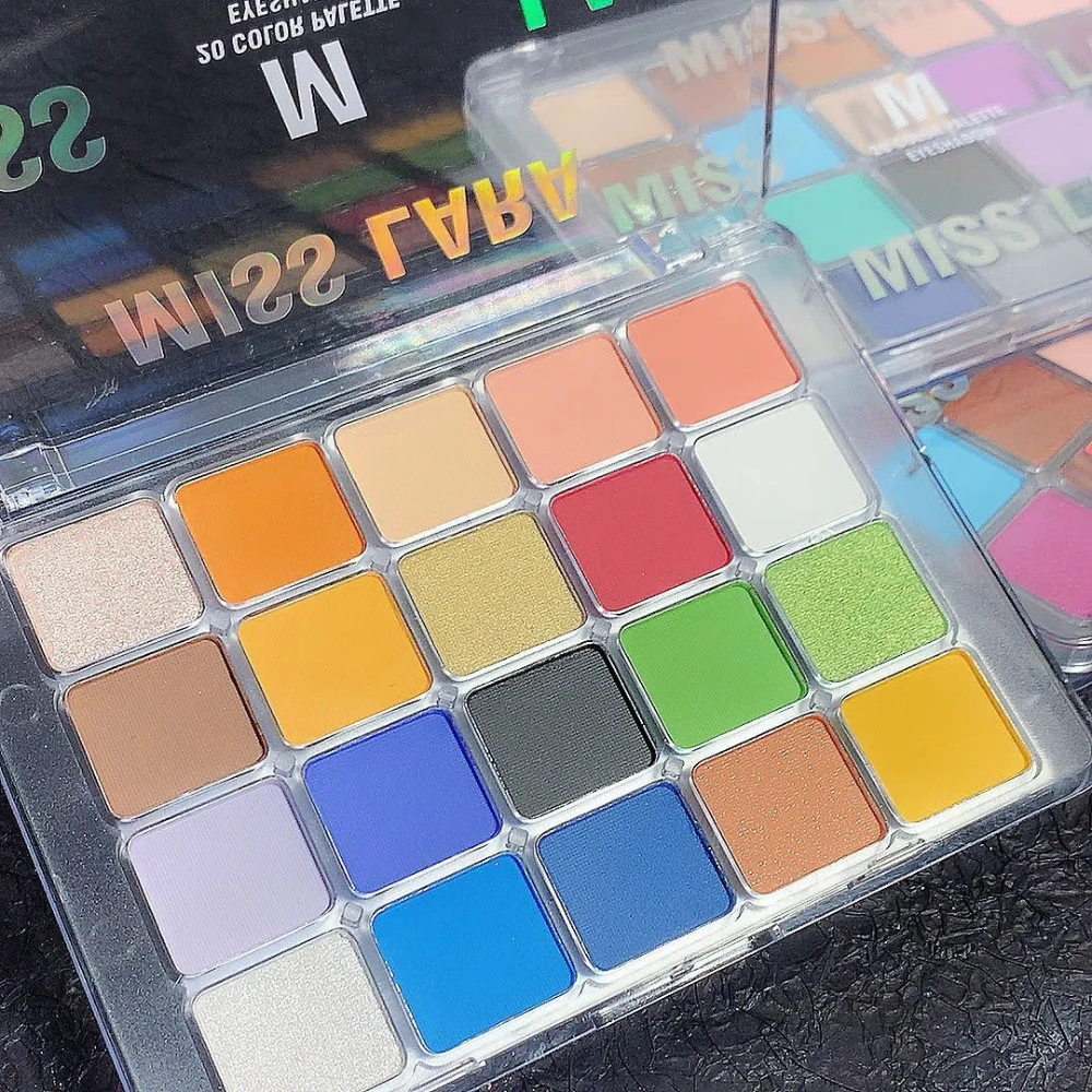 Paleta de sombras de ojos de 20 colores, pigmento de sombra de ojos de larga duración, mate, verde, púrpura, Nacarado, maquillaje de ojos coreano, cosméticos para mujeres