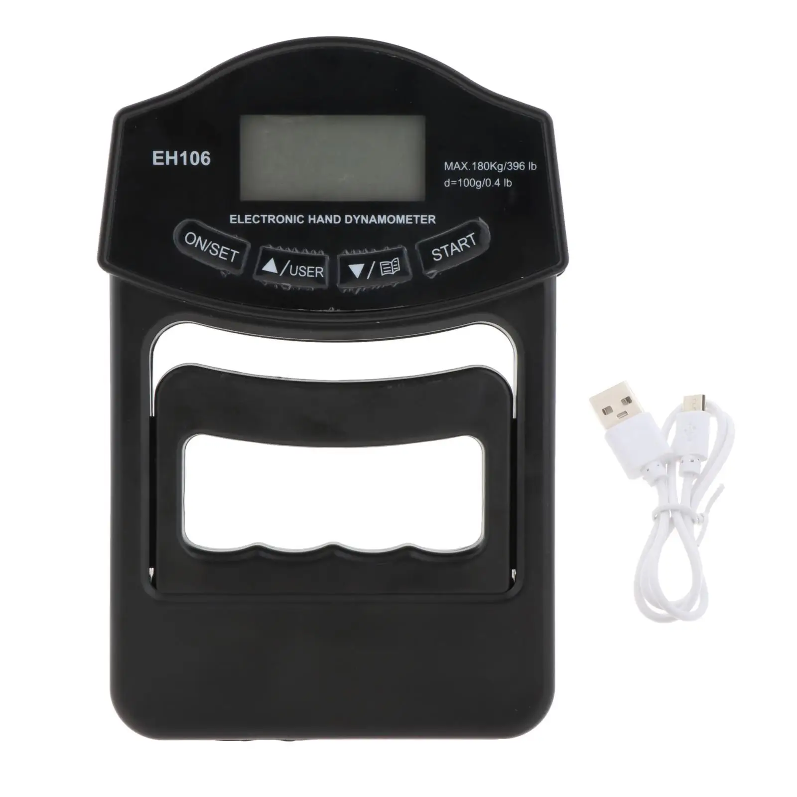 

Digital Hand Dynamometer, Grip Strength Load Bearing Measurement Meter for Enhancing Muscles Training Physical Education Gym