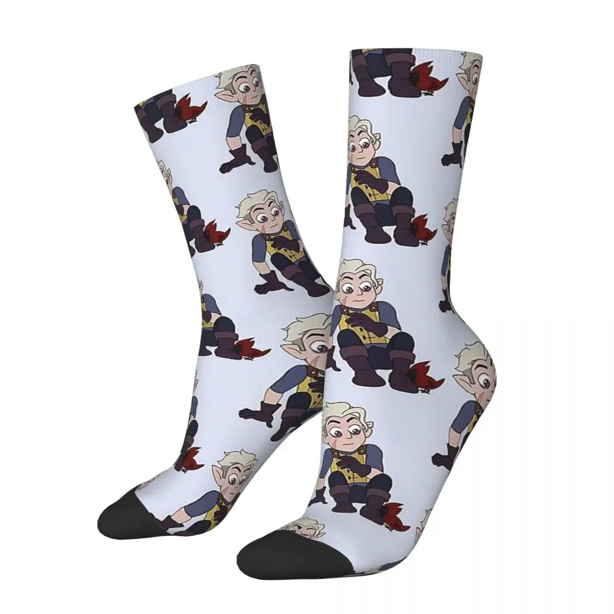 Hunter, The Golden Guard Owl House Socks Harajuku High Quality Stockings All Season Long Socks for Unisex Birthday Present