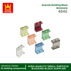 110Pcs/lot 4864 Glass Window Building Block Moc Color Wall Panel Accessories Compatible with Brick DIY Children's Toy Gift Box