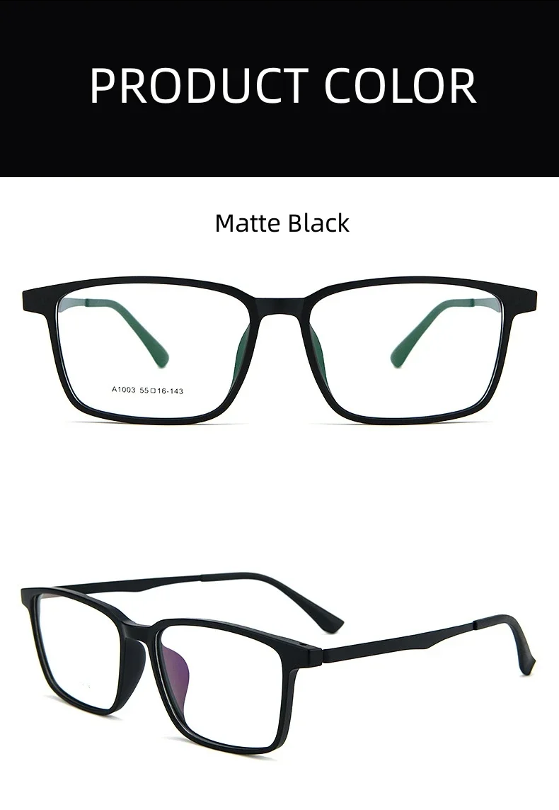 Herren-Lesebrille aus TR90-Titanlegierung mit Blaulichtfilter, Dioptrien von +2,5 bis +4,00, Maßgefertigte Sehstärke bei Kurzsichtigkeit – Detail 8
