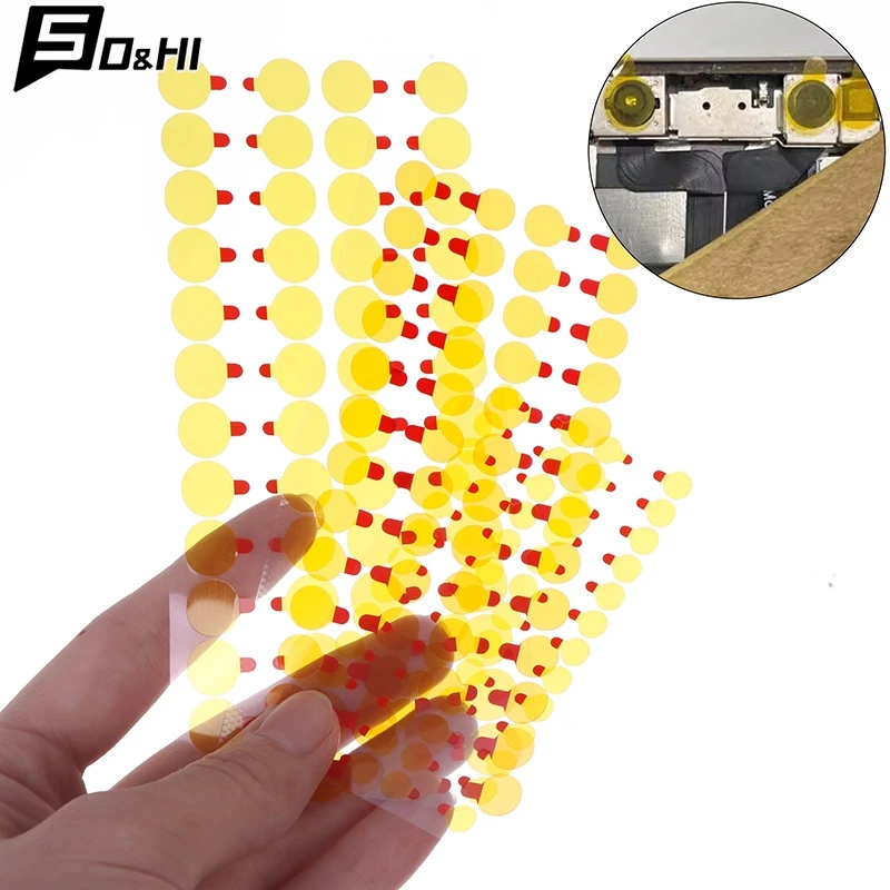 

100Pcs Dust Stickers High Temperature Tape For Phone Camera Infrared Dot Matrix Protective Sticker