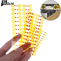 100Pcs Dust Stickers High Temperature Tape For Phone Camera Infrared Dot Matrix Protective Sticker