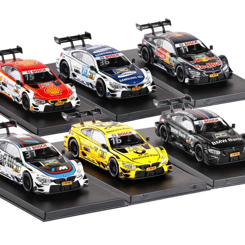 1/43 DTM Racing Toy Car Model BMW M4 Mercedes-Benz F1 RMZ CiTY