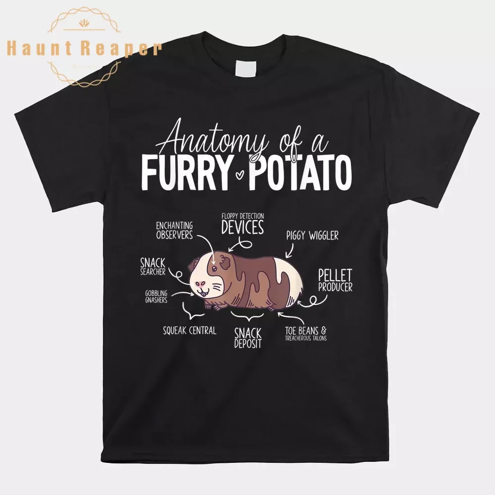 Haunt Reaper Men T Shirt Funny Guinea Pig Shirt Guinea Pig Lover Gift Guinea Pig Shirt For Men Cotton Tops Tees Harajuku