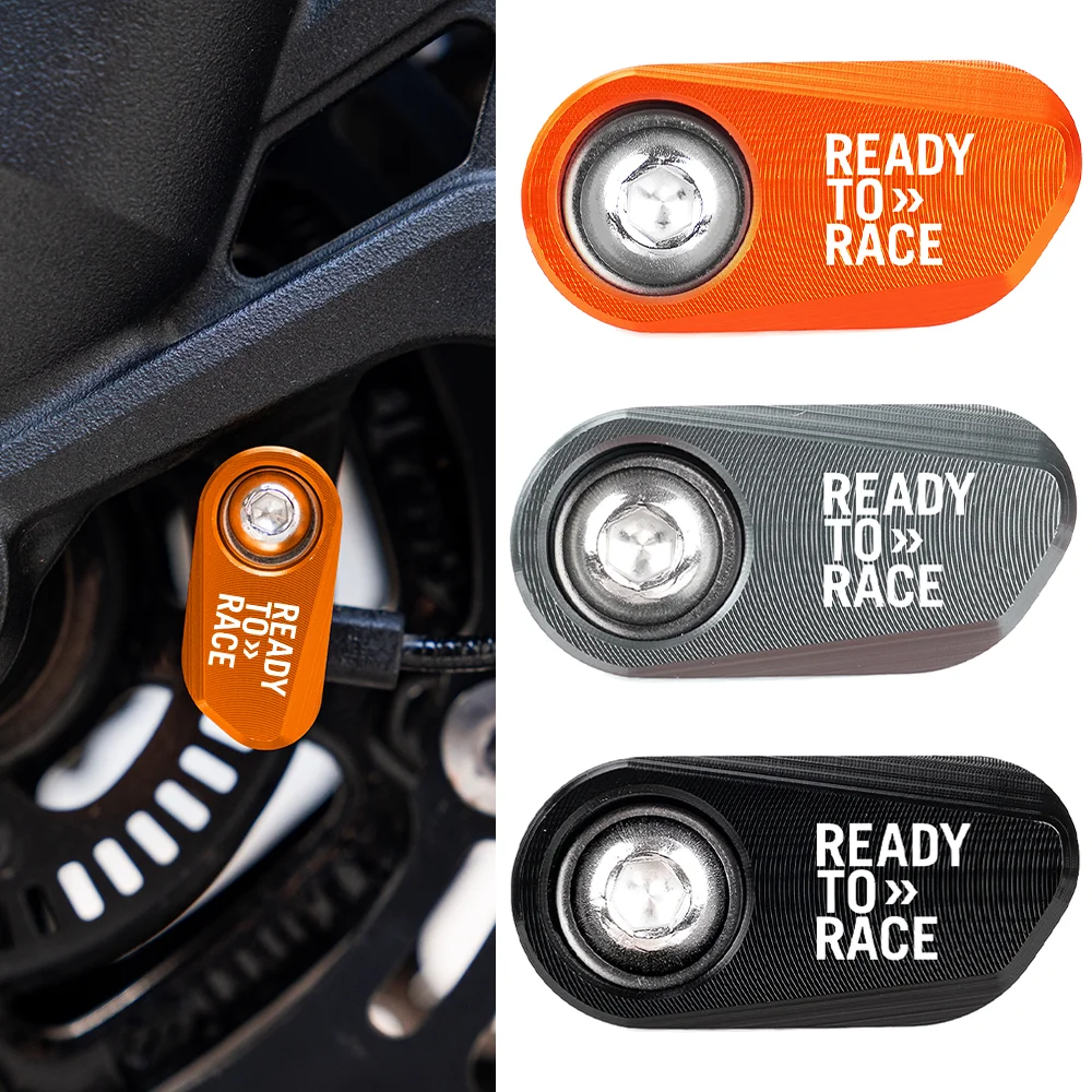 Ajuste para KTM Ready to Race Duke 390 790 890 Rc 1290 SUPER Adventure motocicleta CNC rueda delantera ABS Sensor protección cubierta