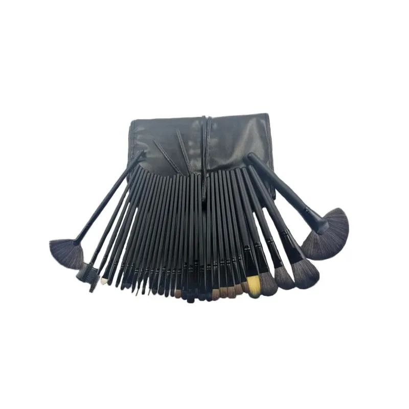 Ensemble de pinceaux de maquillage professionnels, sac cadeau, pinceaux cosmétiques, fond de teint en poudre, outils de maquillage