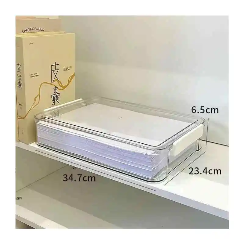 

Transparent Plastic Diamond Bead Storage Box Square Dustproof Desktop Accories Jewelry Toy Organizer Clear Container