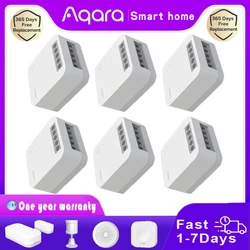 Aqara T1 modulo di controllo a canale singolo Zigbee 3.0 Controller relè Wireless 1 canale nessun telecomando neutro funziona con Apple Homekit