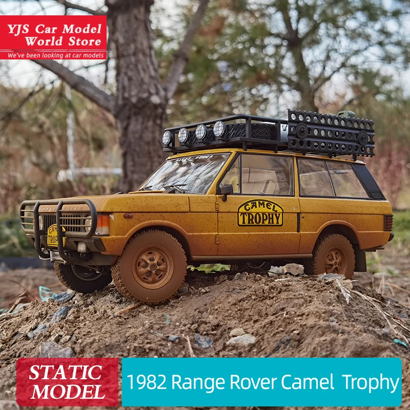 AR 1:18 1982 Range Rover Camel Cup Dirty Edition Racing car model Collection Gift 810110