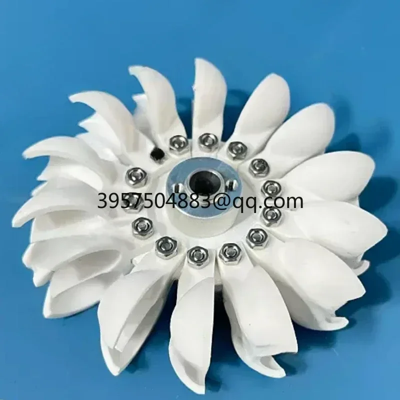 100-300W/1000-3000W  water wheel turbine for hydraulic generator wheel hydraulic turbine DIY accessories 96*29mm/198*55mm