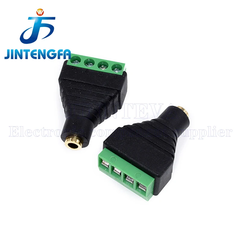 5PCS 5.5*2.1mm 5.5*2.5mm 12V DC Power Male Female Plug Jack Adapter Connector Plug for CCTV LED Light The Socket Welding Free