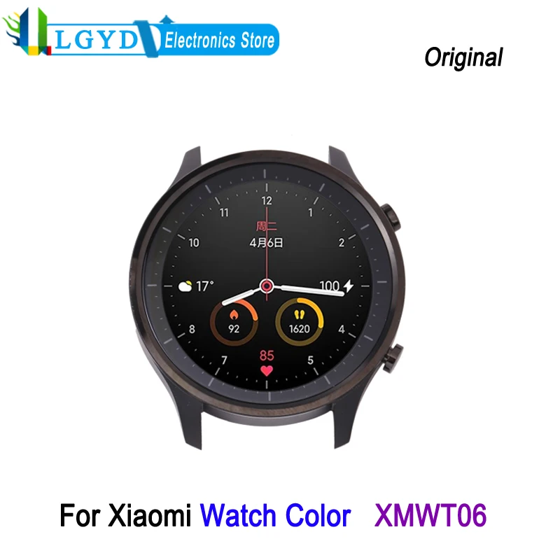1.39'' AMOLED LCD Screen For Xiaomi Watch Color XMWT06 454*454 Display with Frame and Digitizer Full Assembly Replacement Part
