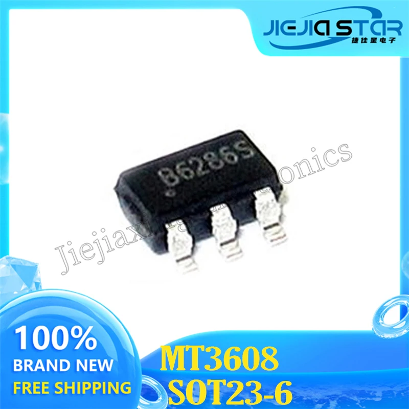 MT3608 MT3608L SOT23-6 Part Number B628 1.2MHz 2A 24V Boost IC 100% brand new and original in stock