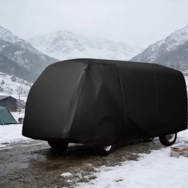 

Full Body Cover Outdoor Sunshade Waterproof Dust-Proof Protection Black Camper For Volkswagen For VW T2 T25 Camper Van