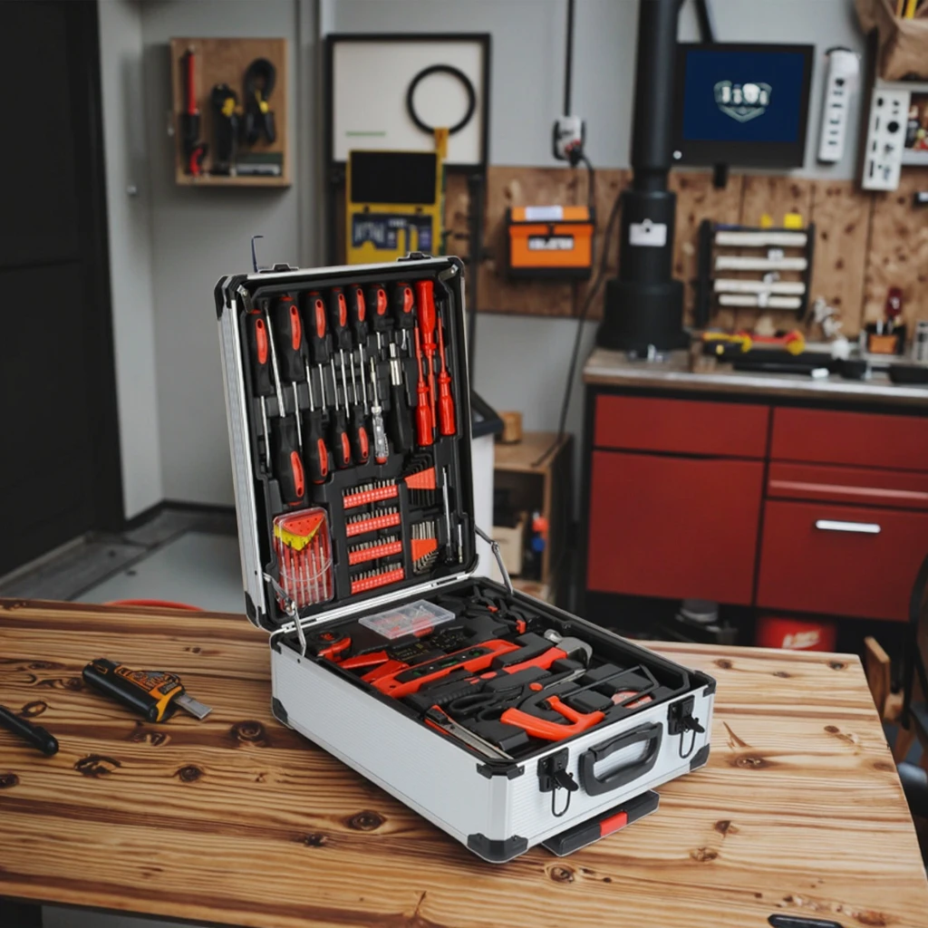 Juego de llaves de reparación de automóviles de aluminio, herramientas profesionales para el hogar, uso en tienda, herramientas combinadas personalizables