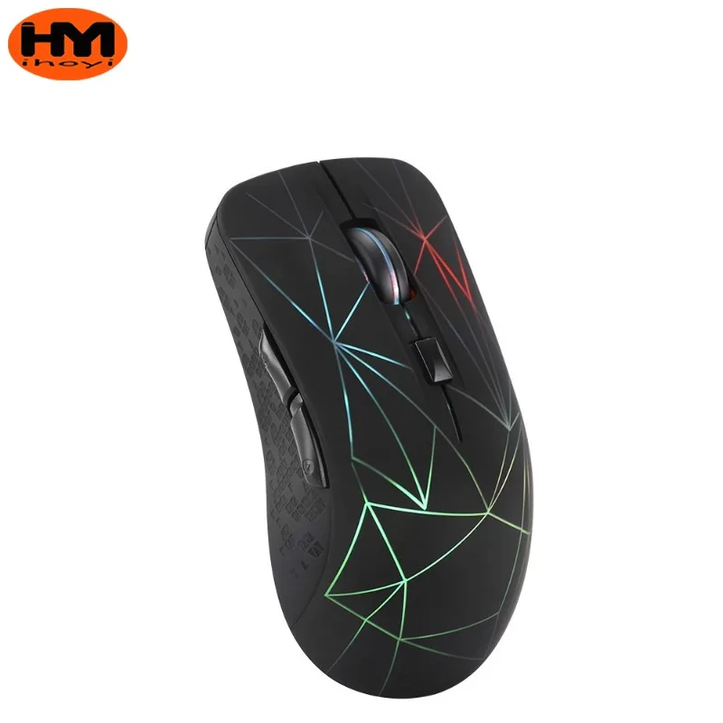 

Original Dual-mode Bluetooth Wireless Mouse Silent Luminous Rechargeable Computer Notebook Office E-Sports