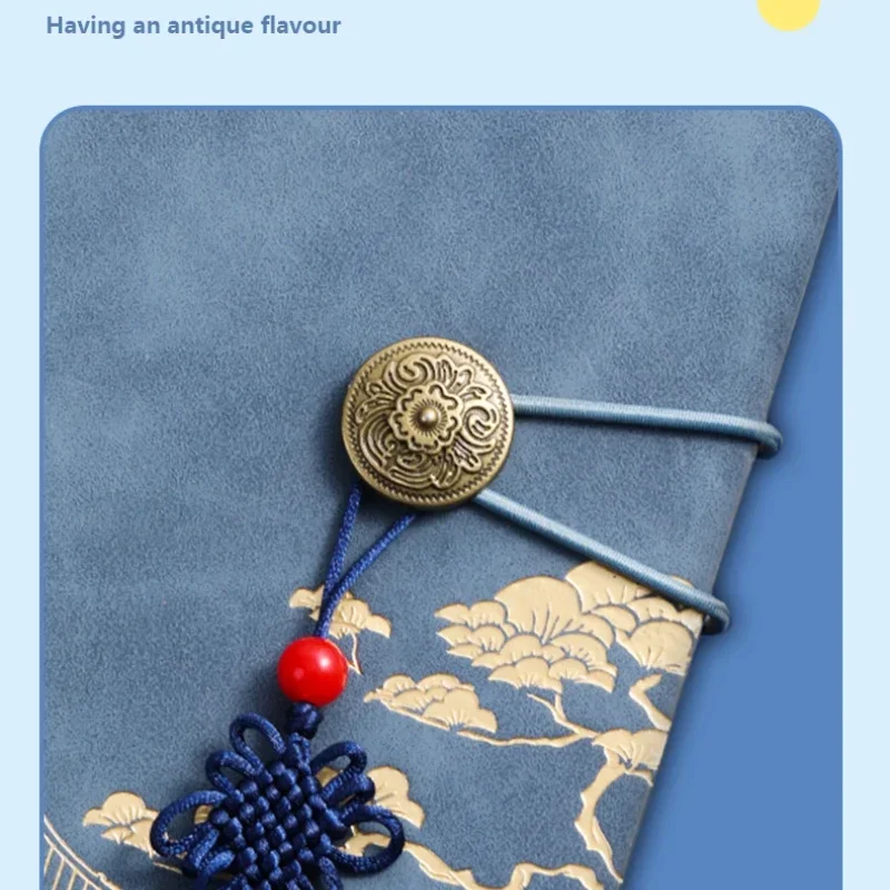 Picture 7: Chinese Style Notebook A5 B5 Beautiful Commemorative Stamp Card Book Blank Inside Pages