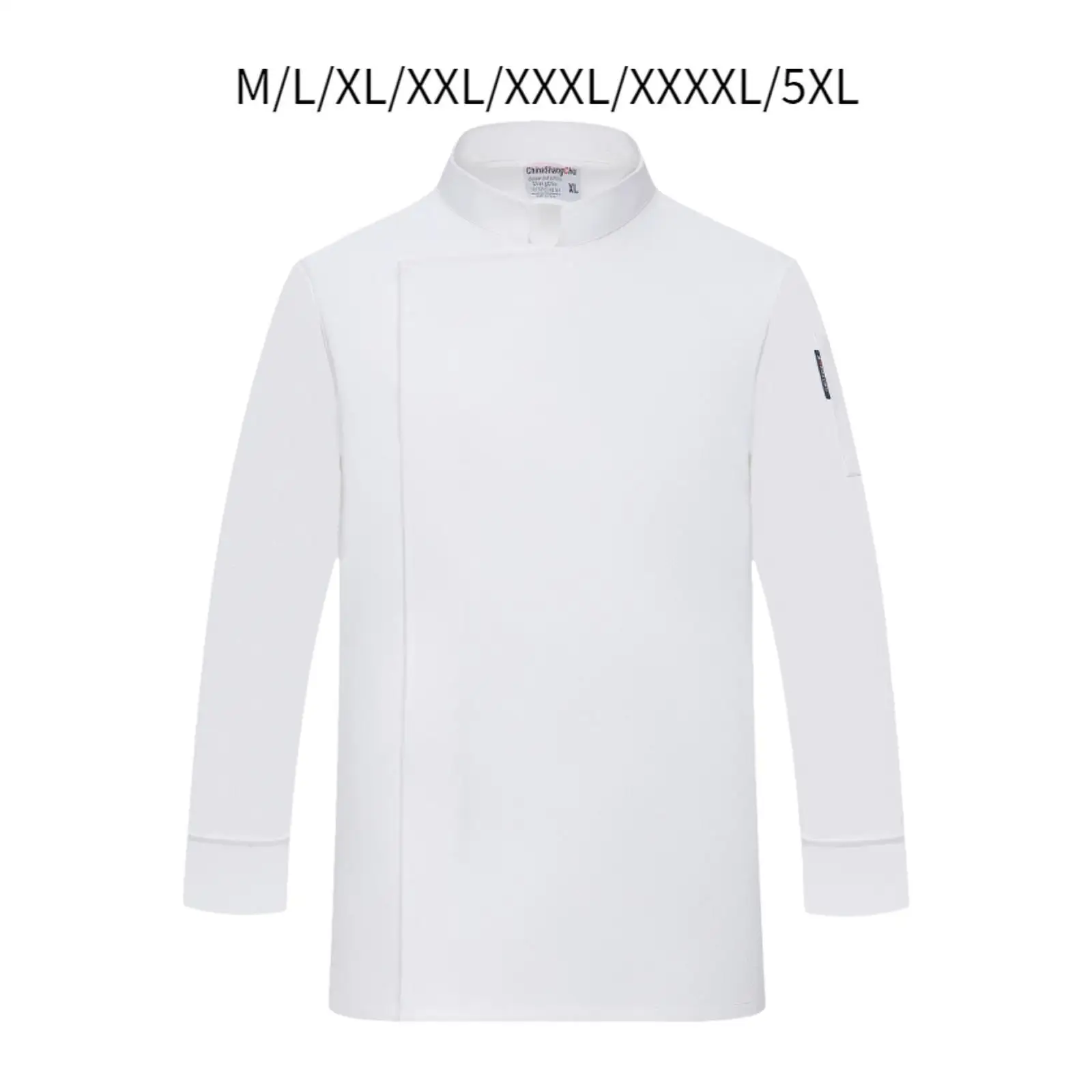 Chef Coat Waiter Apparel Cooker Clothing Catering Shirt for Men Women Chef Jacket for Restaurant Catering Hotel Bakery Pub