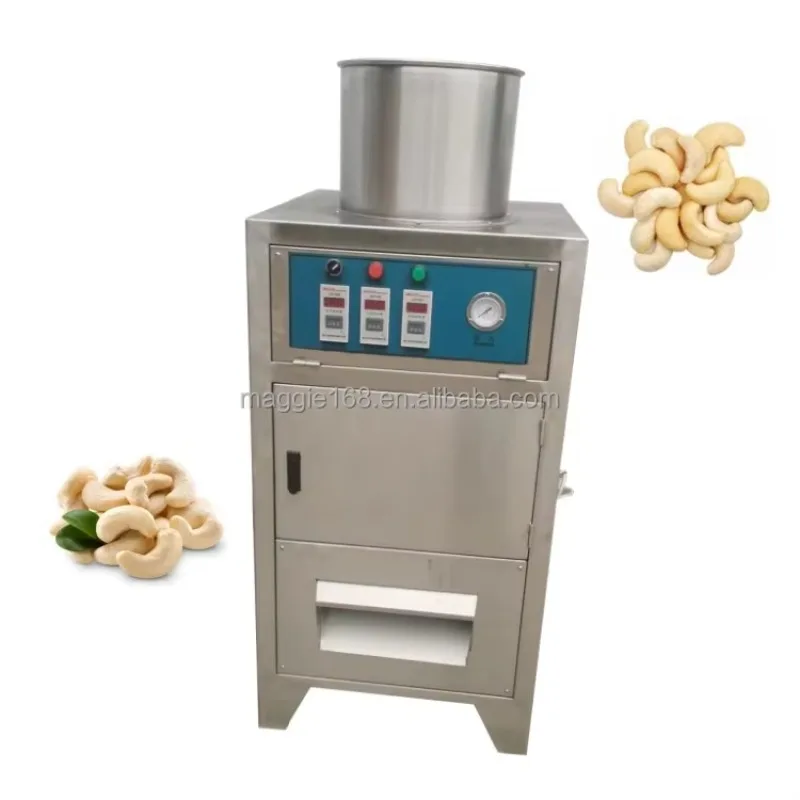 

100kg/h Industrial Small Dry Cashew Pine Nut Peeler Cashew Nut Skin Peeling Remover Machine Factory Supply Peeling Machine