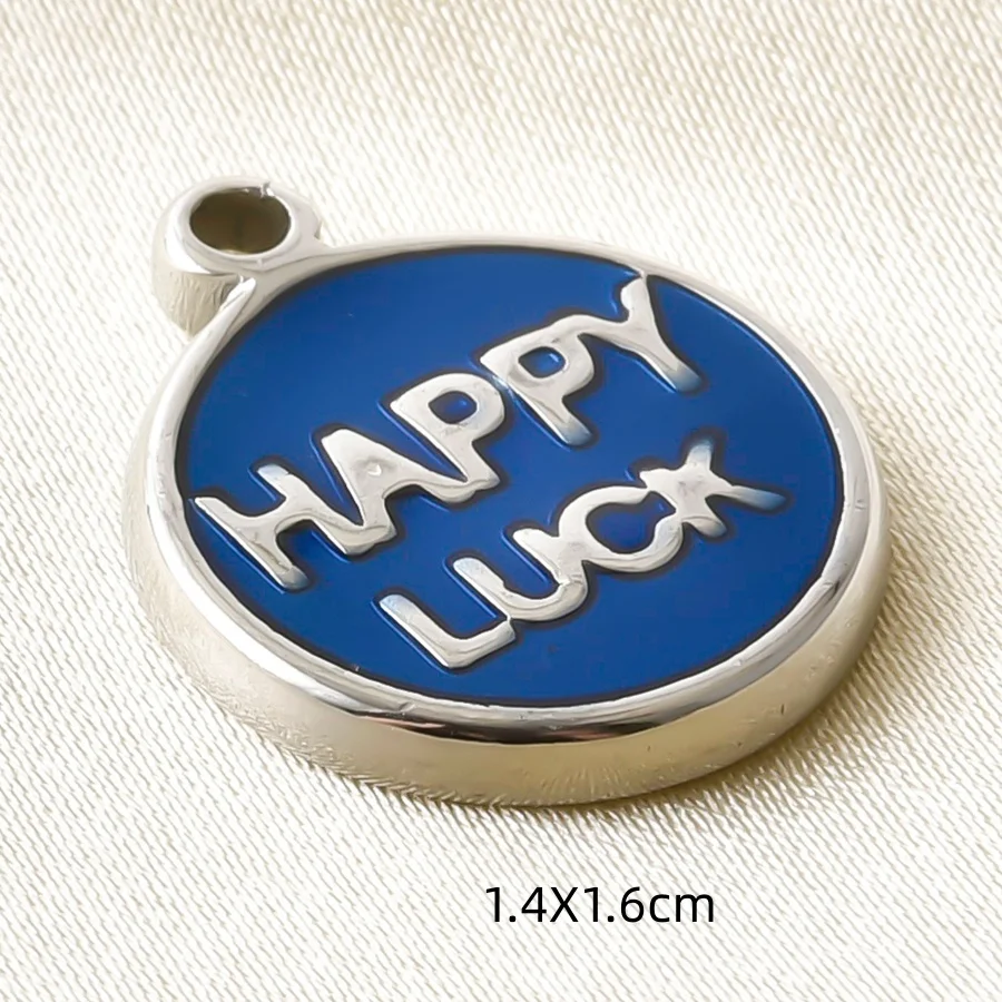 3 Stück/Set Öltropfen-Kuchen-Haartrockner Alltagsbedarf Charm Edelstahl-Anhänger für Schmuckherstellung Mädchen-Anhänger DIY Bastelbedarf – Detail 5
