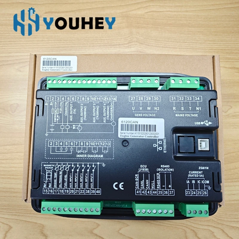 HGM6120CAN HGM6110CAN 6120CAN 6110CAN Smartgen Diesel Generator Controller Original And Copy