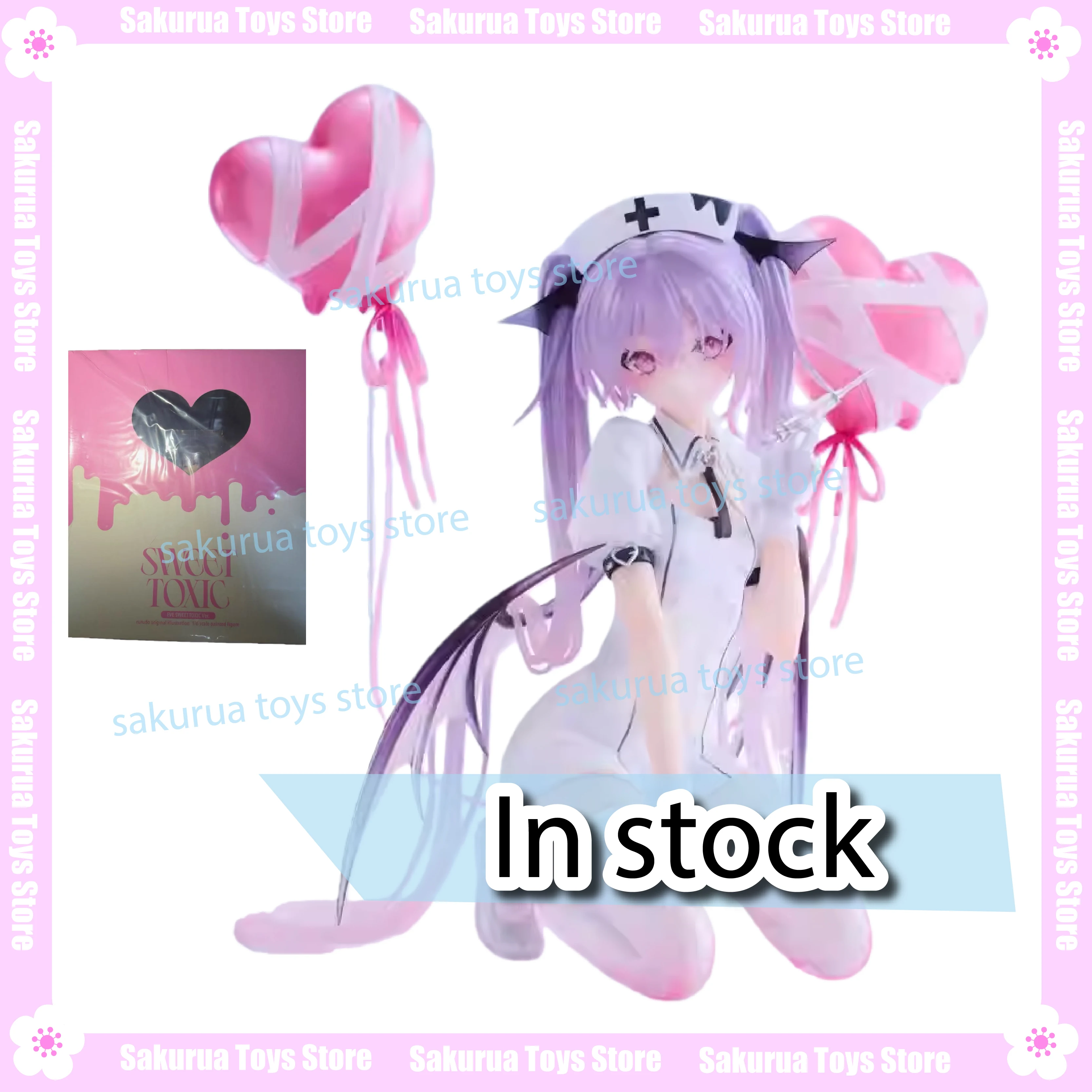 

В наличии Розовый Шарм Ева Медсестра SWEET TOXIC Фигурка Пейзаж Орнамент Модель Мальчик Подарок Периферийные Фигурки Коллекция Подарок