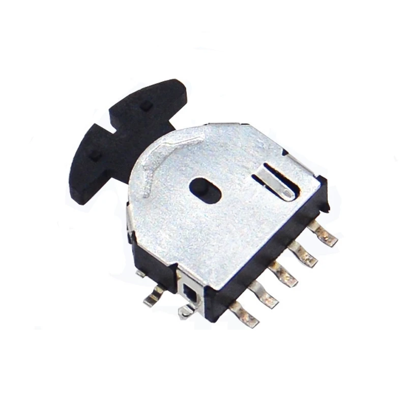 10 قطعة عالية الجودة مفتاح دوار SMD 10.8x11 مللي متر 8-Pin 3-Position 3-Way موجة التبديل #4