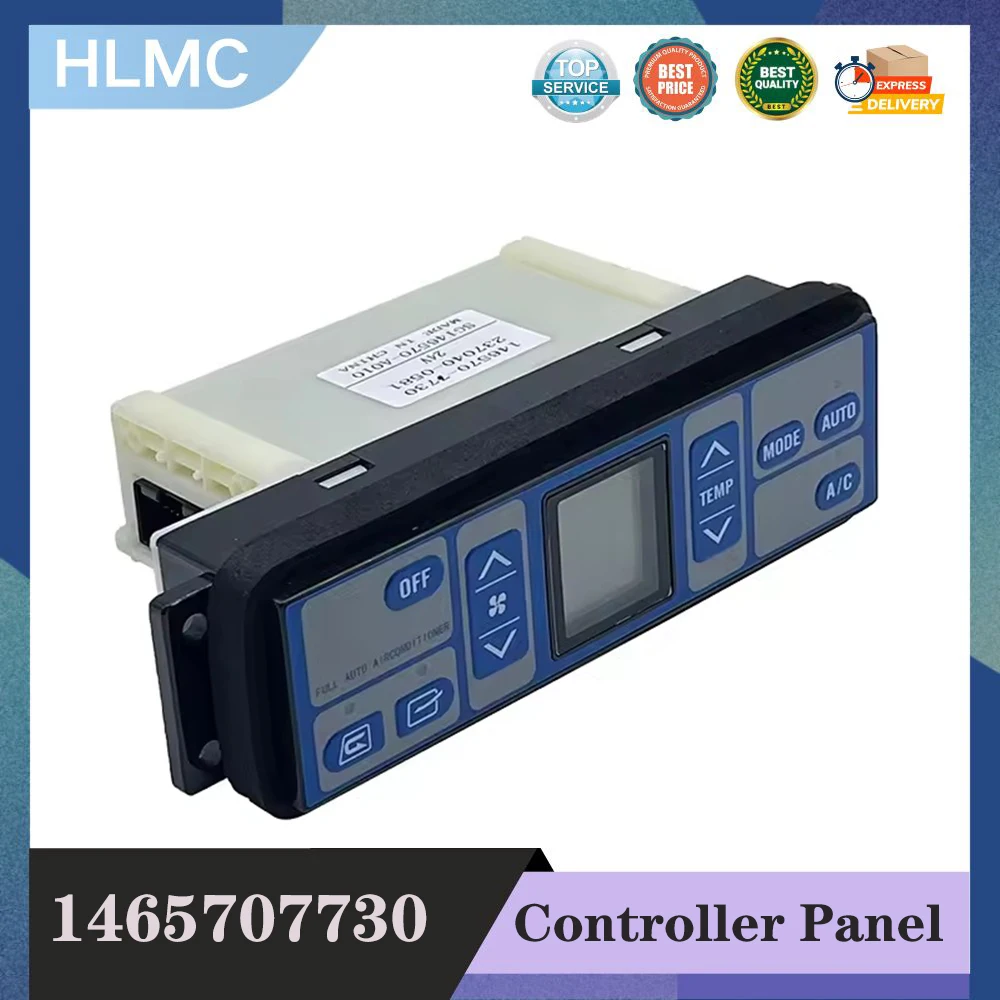 

146570-7730 Air Conditioning Panel for Sany 60/65/215/365-8-9-10 Air Conditioning Controller Panel Switch 1465707730