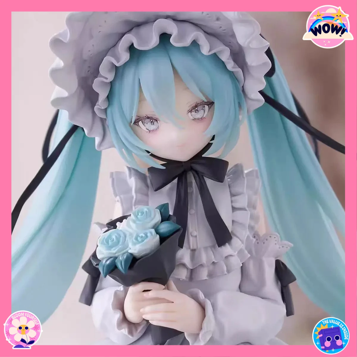 

FuRyu Hatsune Miku Classical doll Sitting posture Brand new genuine Action Figure Collectible Model Gift
