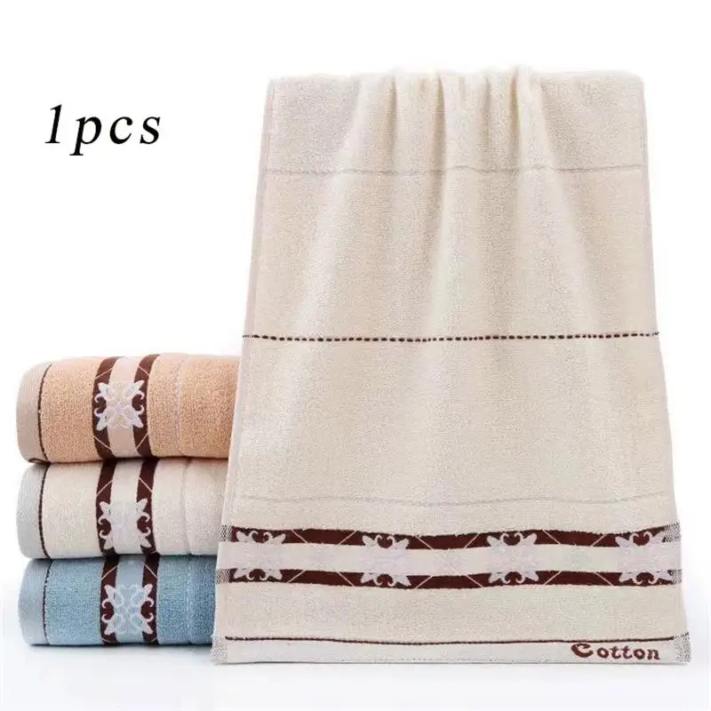 

Thickened Cotton Towel With Strong Water Absorption Universal Towel For Adults And Children Solid ColorSkin Friendly Towel