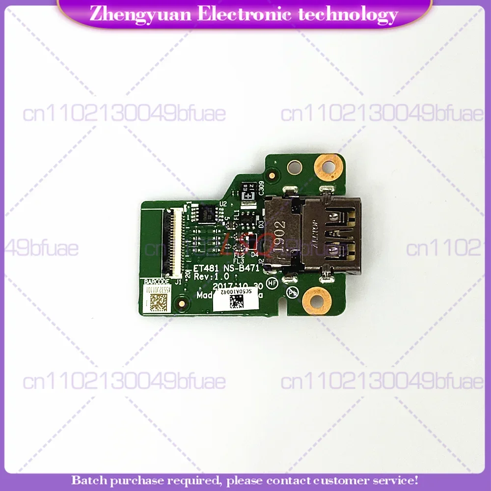 Replacement ET481 NS-B471 USB Sub Card Board for Lenovo Thinkpad T480S 01ER996