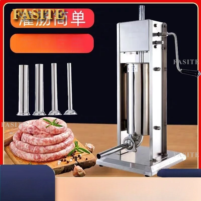 

Stainless steel enema machine Household manual sausage machine Sausage filling machine Commercial enema artifact