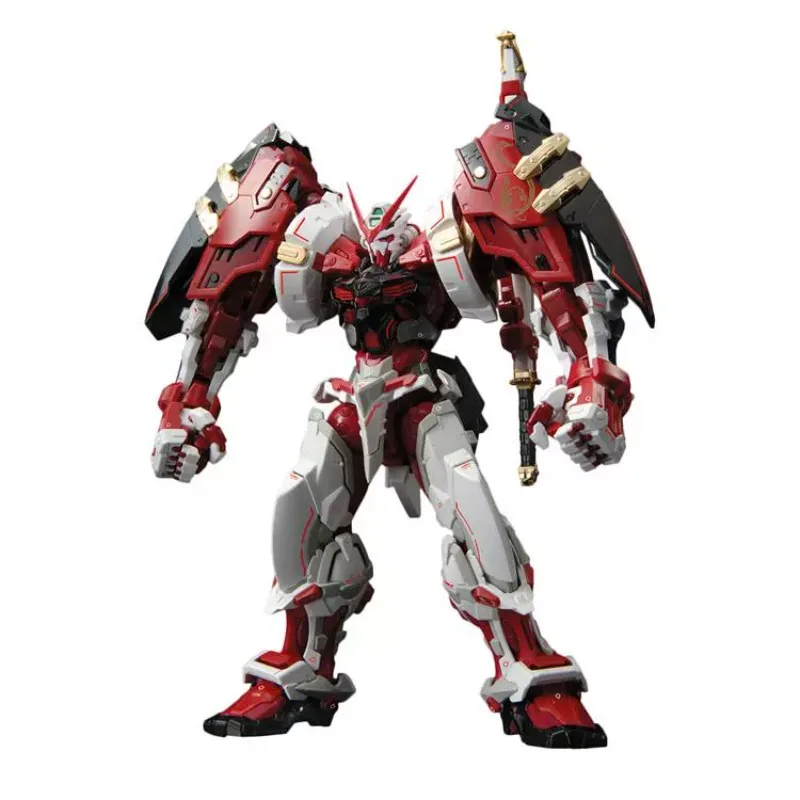 Bandai HIRM 1/100 Gundam Astray Red Frame MBF-P02 Powerful Gorilla Arm Action Figure Toy Mecha Model Gift Assembly Kit