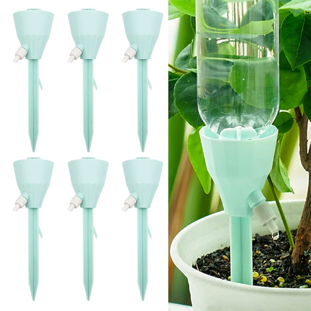 3-teiliges verstellbares Tropfbewässerungssystem, automatische selbstbewässernde Spikes für Pflanzen, drinnen und draußen, Bewässerungssystem für Topfpflanzen