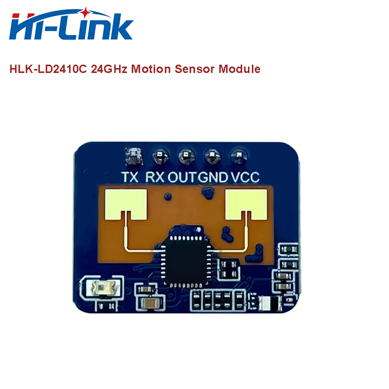 Módulo de Sensor de movimiento de Radar de presencia humana, 10 uds, 24G, mmWave, 5M, HLK-LD2410C