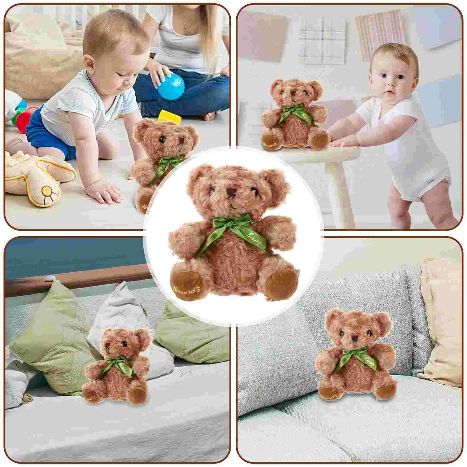 Toys Stuffed Animal For Teens Plush Bear Decor Pp Cotton Small That Record Your Voice