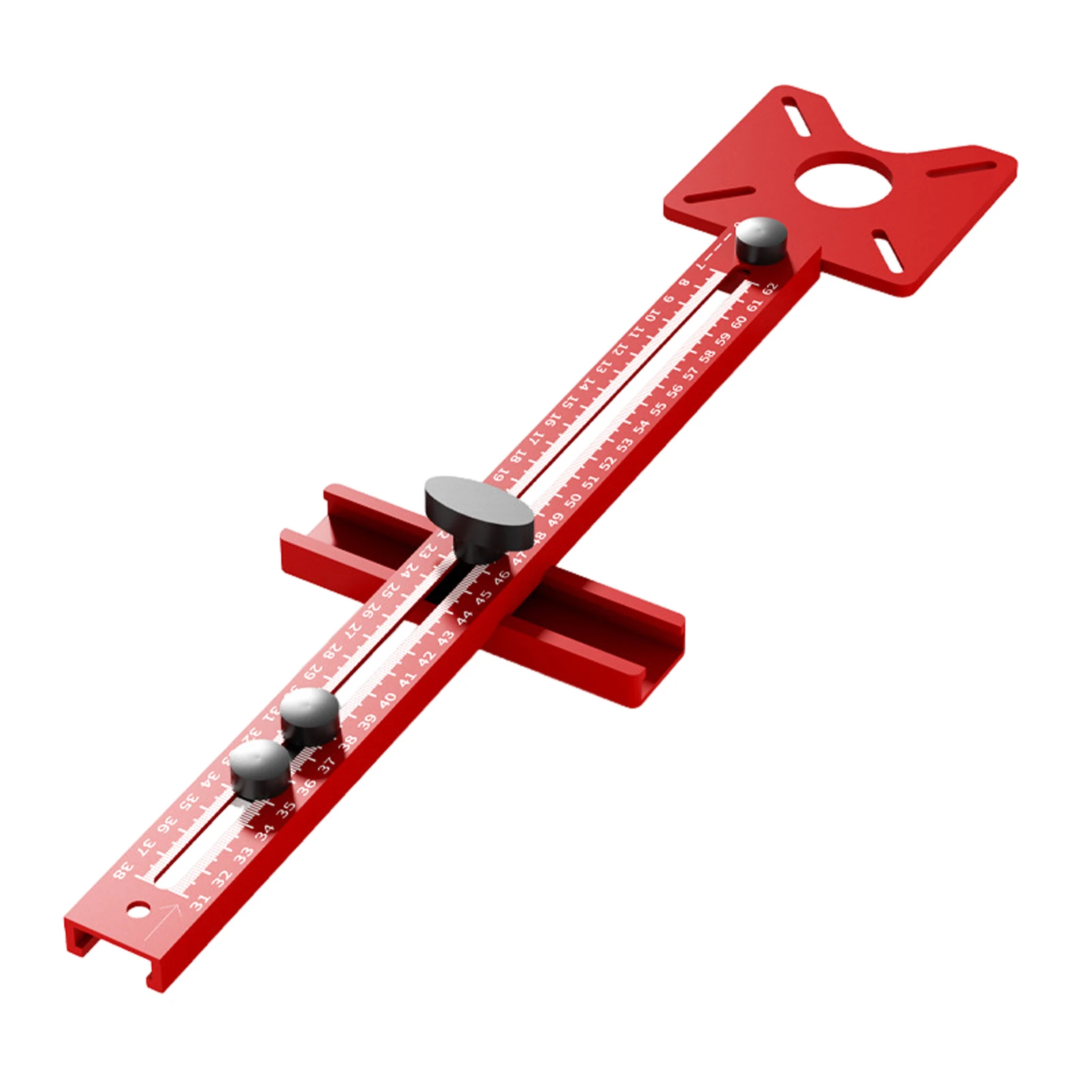 Aluminum Router Milling Bracket, Circular Cutting Jig, Groove Guide and Circle Cutting Tool for Woodworking Router and DIY