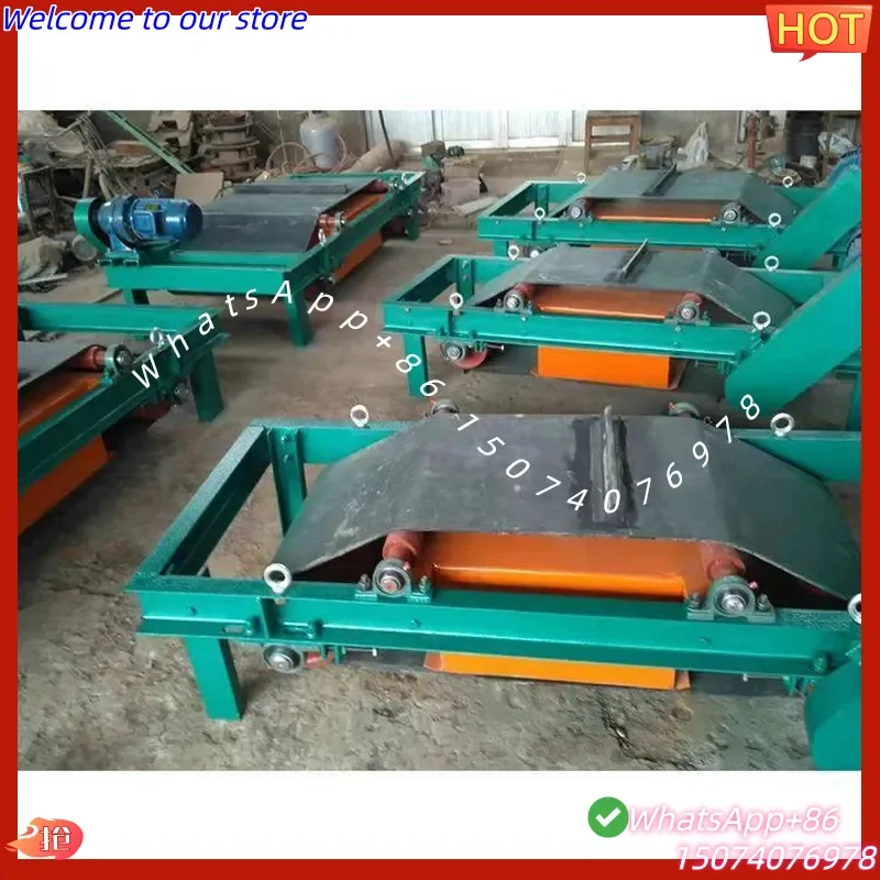 2026 Supply permanent magnet self-unloading iron remover, self-unloading iron remover, construction waste belt iron remover