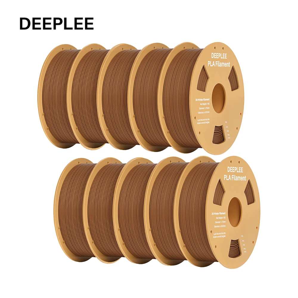 DEEPLEE 5/10KG PLA Filament 1.75mm Levendige Kleuren FDM 3D Printer Verbruiksartikelen Lage Klosvorming, Hoge Precisie Deeplee filament